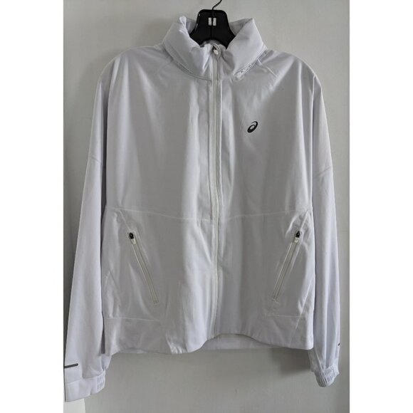 Nwt Asics | Accelerate Jacket In Brilliant White - Picture 5 of 15
